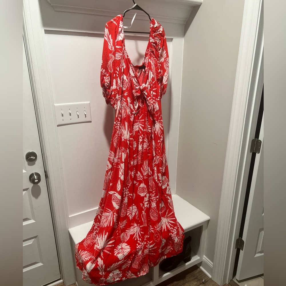 Eloquii Short Sleeve Maxi Dress